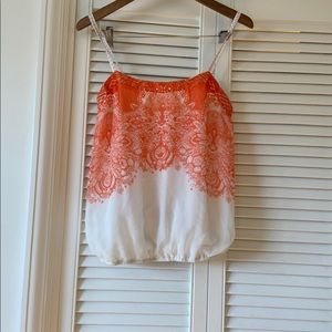 Anthropologie Paisley Tank Top